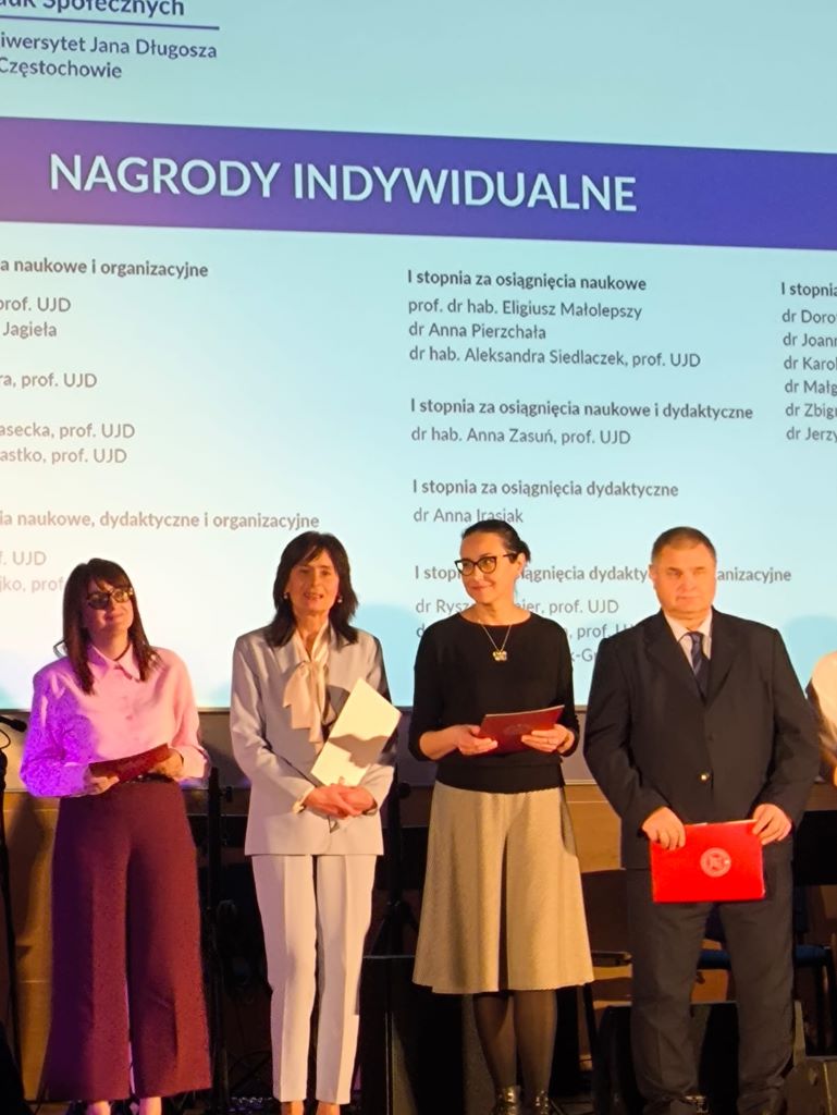 Nagroda indywidualna dla prof. Marioli Mirowskiej